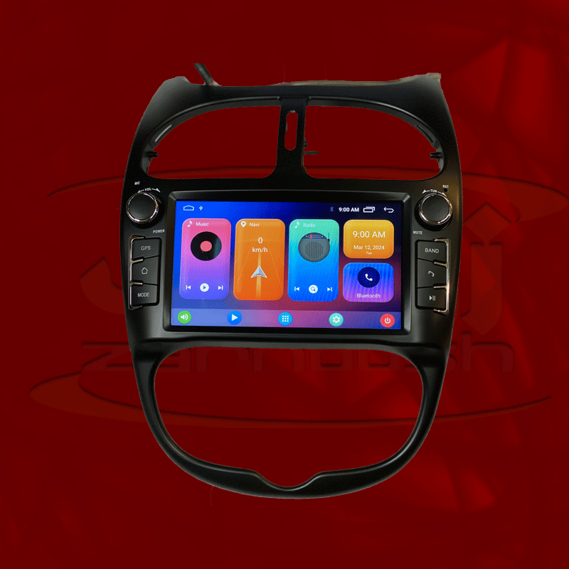 مالتی مدیا اندروید پژو 206