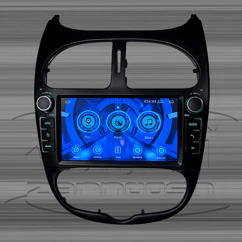 مالتی مدیا اندروید پژو 206