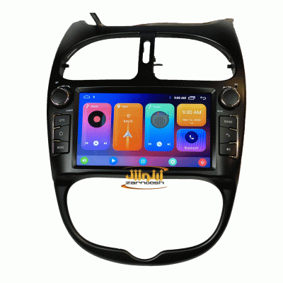 دستگاه مانیتور ولوم دار پژو 206