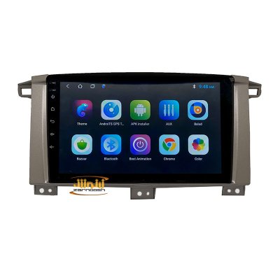 مانیتور اندروید  لندکروز اتاق 100