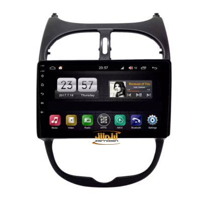 مانیتور اندروید پژو 206